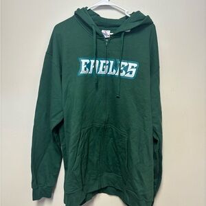 Green Eagles Zip Up Hoodie